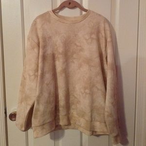 H&M Tan Tie-Dye Crewneck
